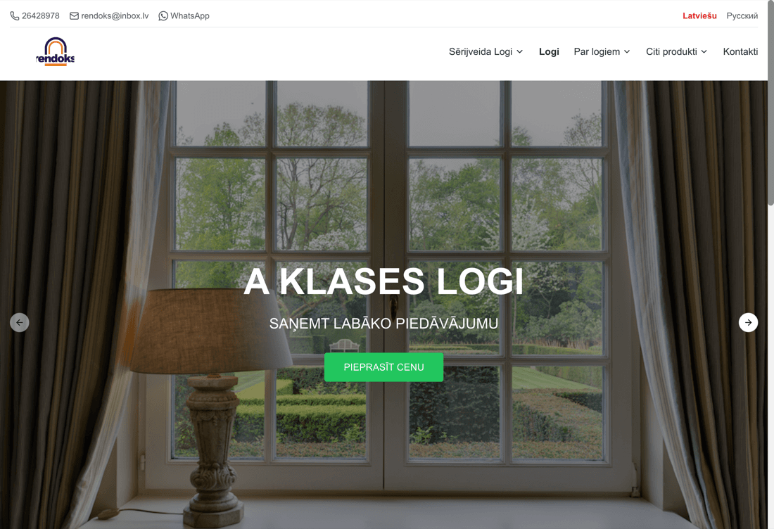 Rendoks — Custom development · Product configurator