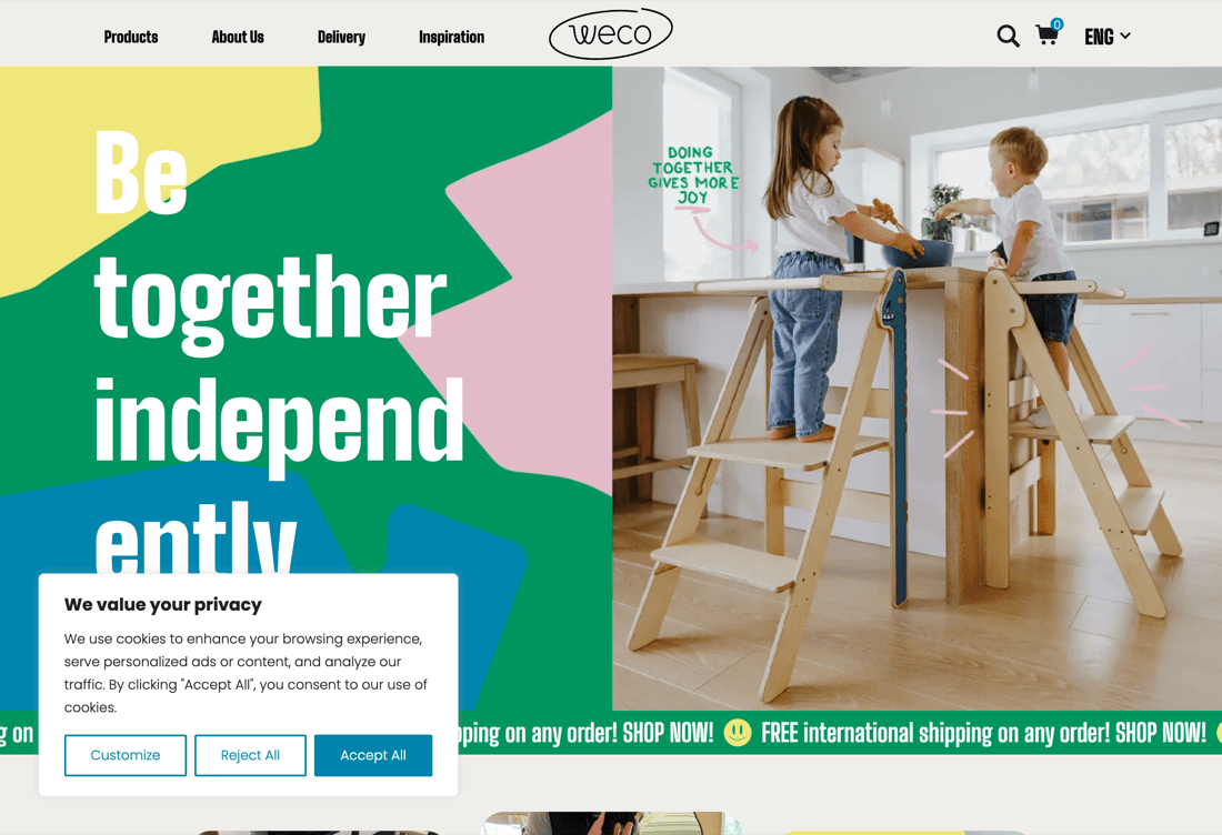 WECO Shop — WooCommerce · E-commerce
